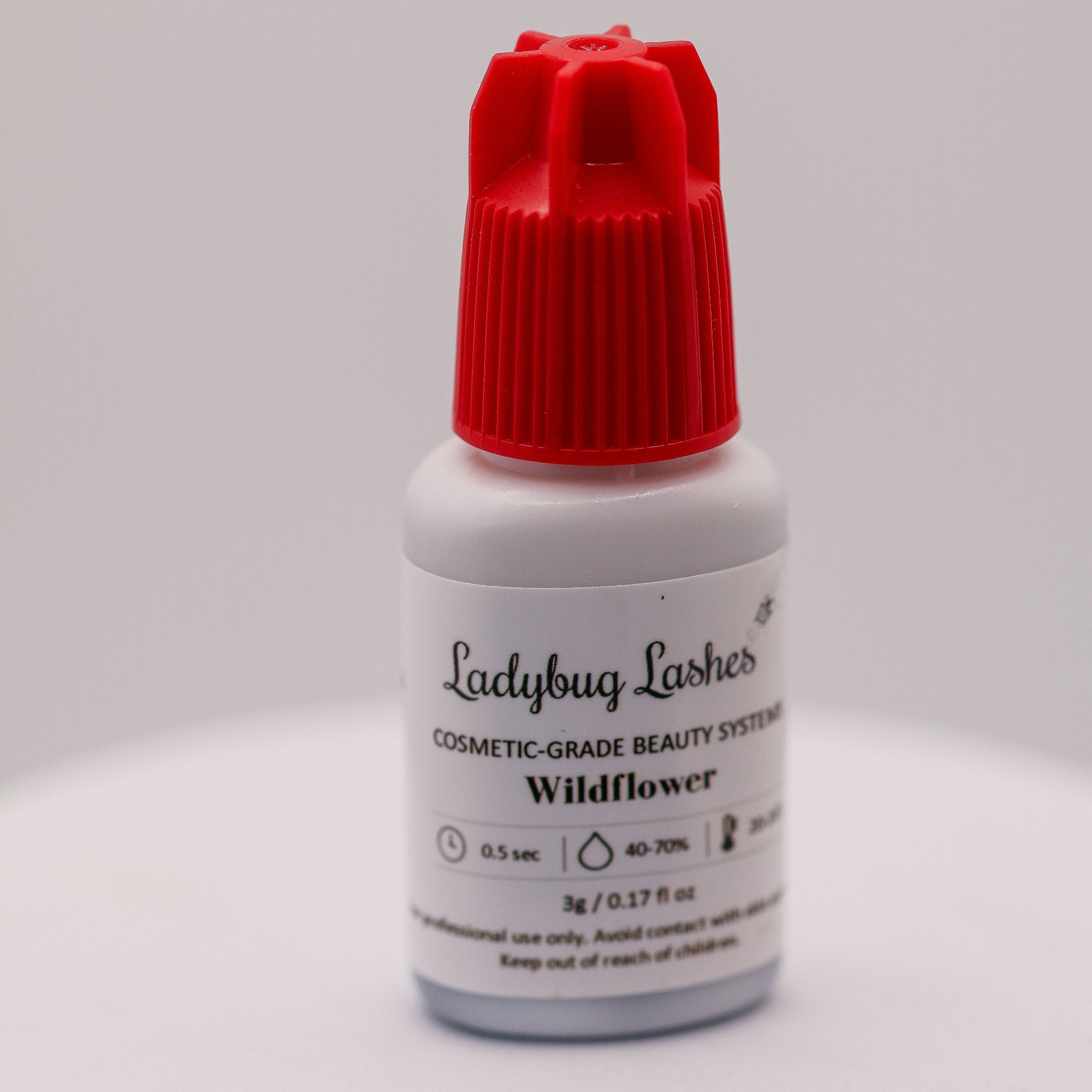LADYBUGLASHES Wildflower UK Lash Adhesive Glue 0.5-1 Sec – cosmetic grade lash extension glue