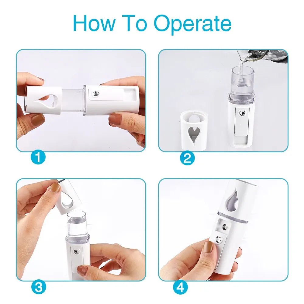 30ML Mini Portable Humidifier USB Rechargeable