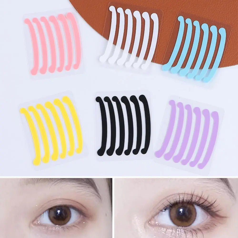 6Pcs Eyelashes Lifting Silicone Stripe Reusable Lash Lift