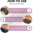 3Pairs Lash Lift Curlers Pads Tool Reusable Lashlift Rods Silicone Perm Eyelash Lifting Tapes