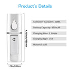 30ML Mini Portable Humidifier USB Rechargeable