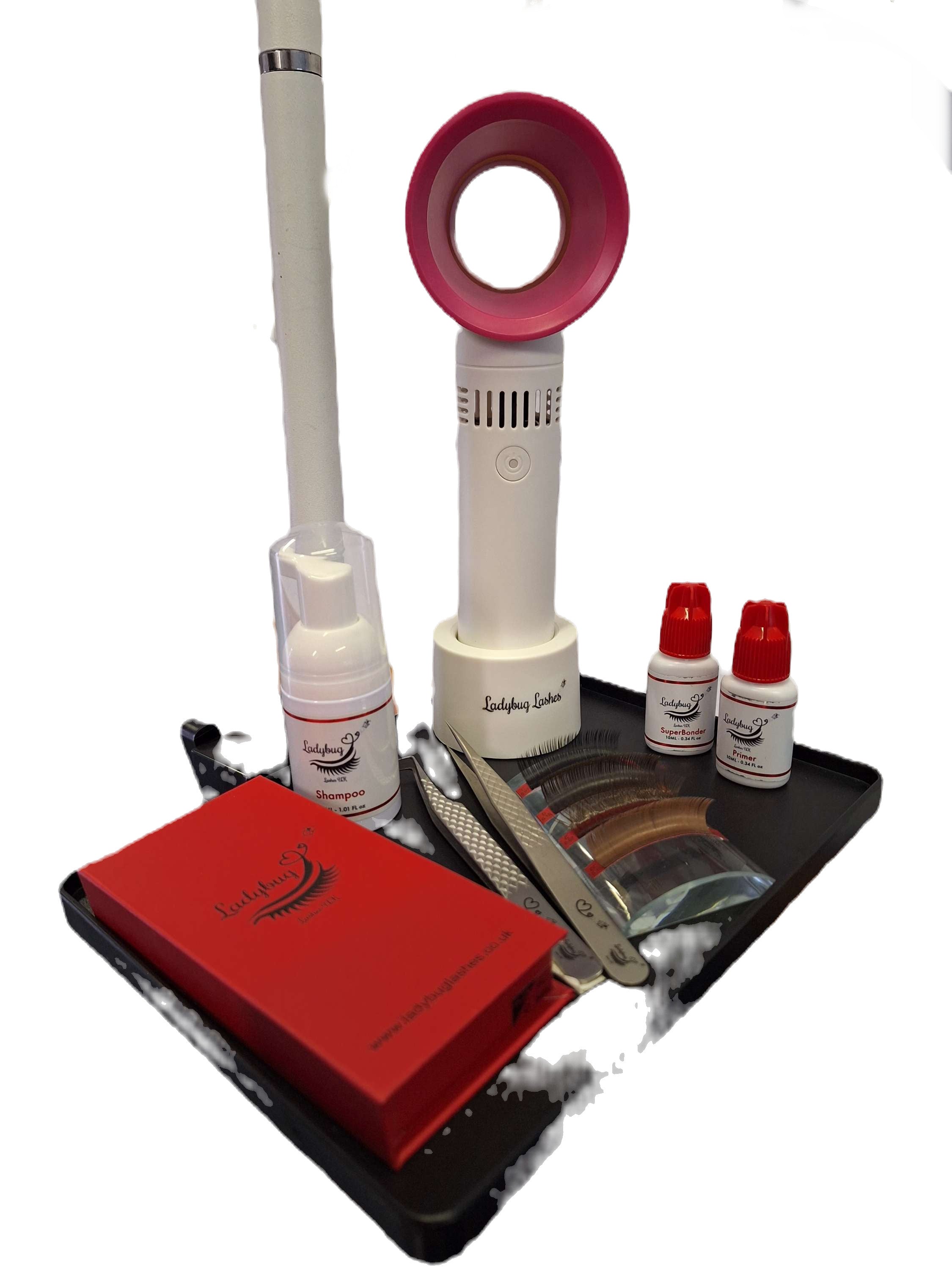Tray for beauty lamps