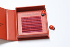 dark pink volume colour lash tray
