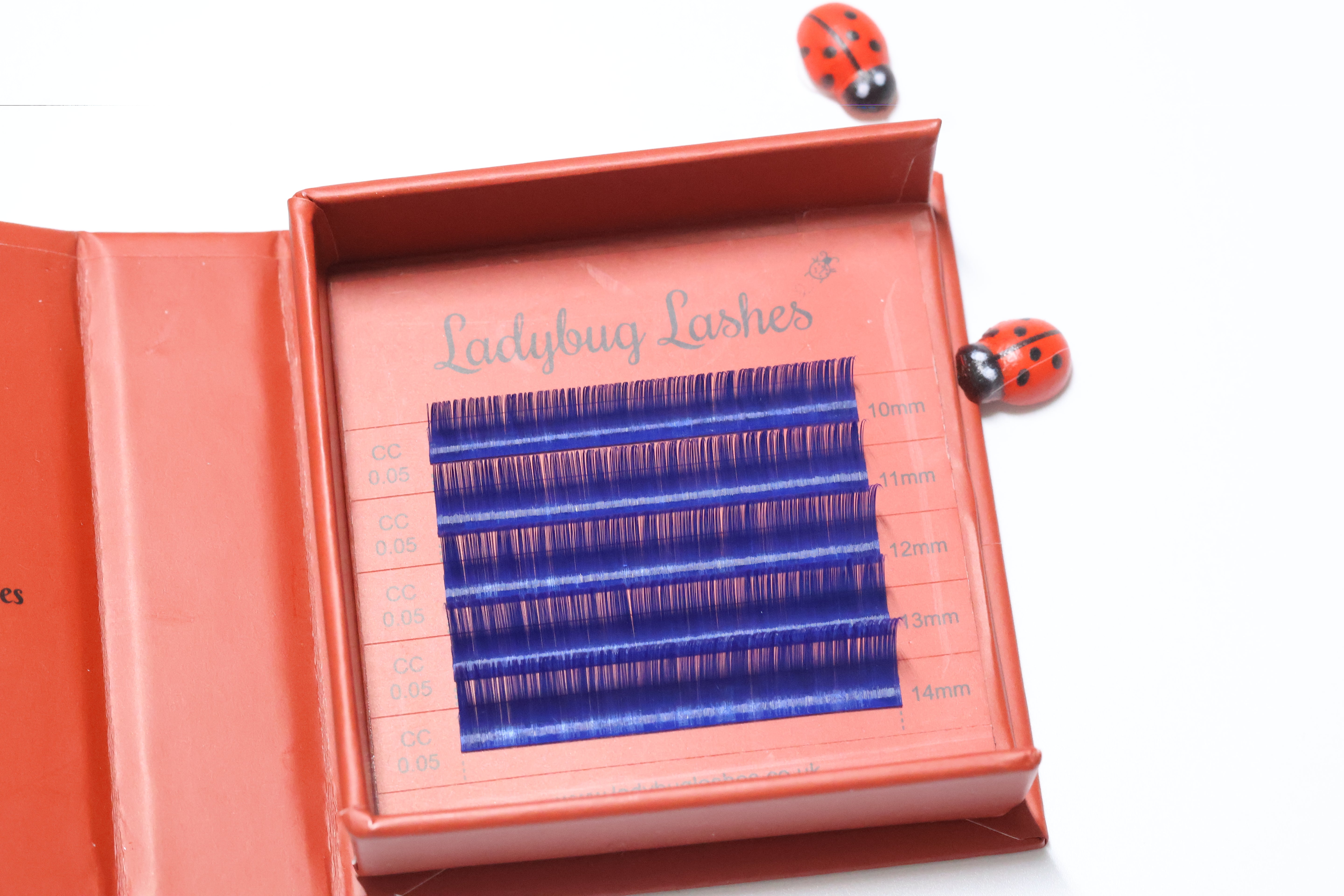 bold blue volume colour lash tray