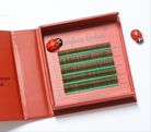 green volume colour lash tray
