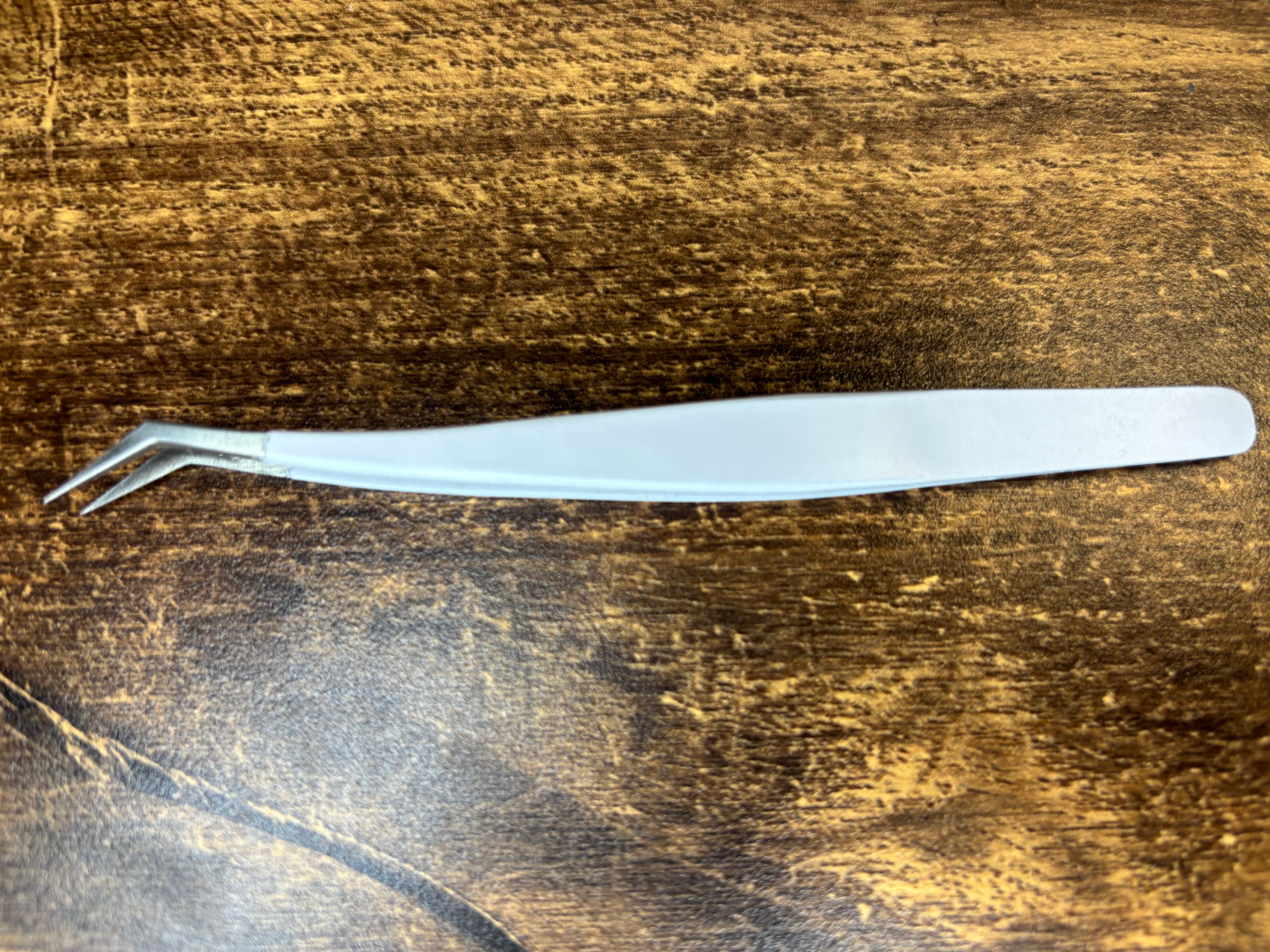 non fibre grip angelled volume tweezers