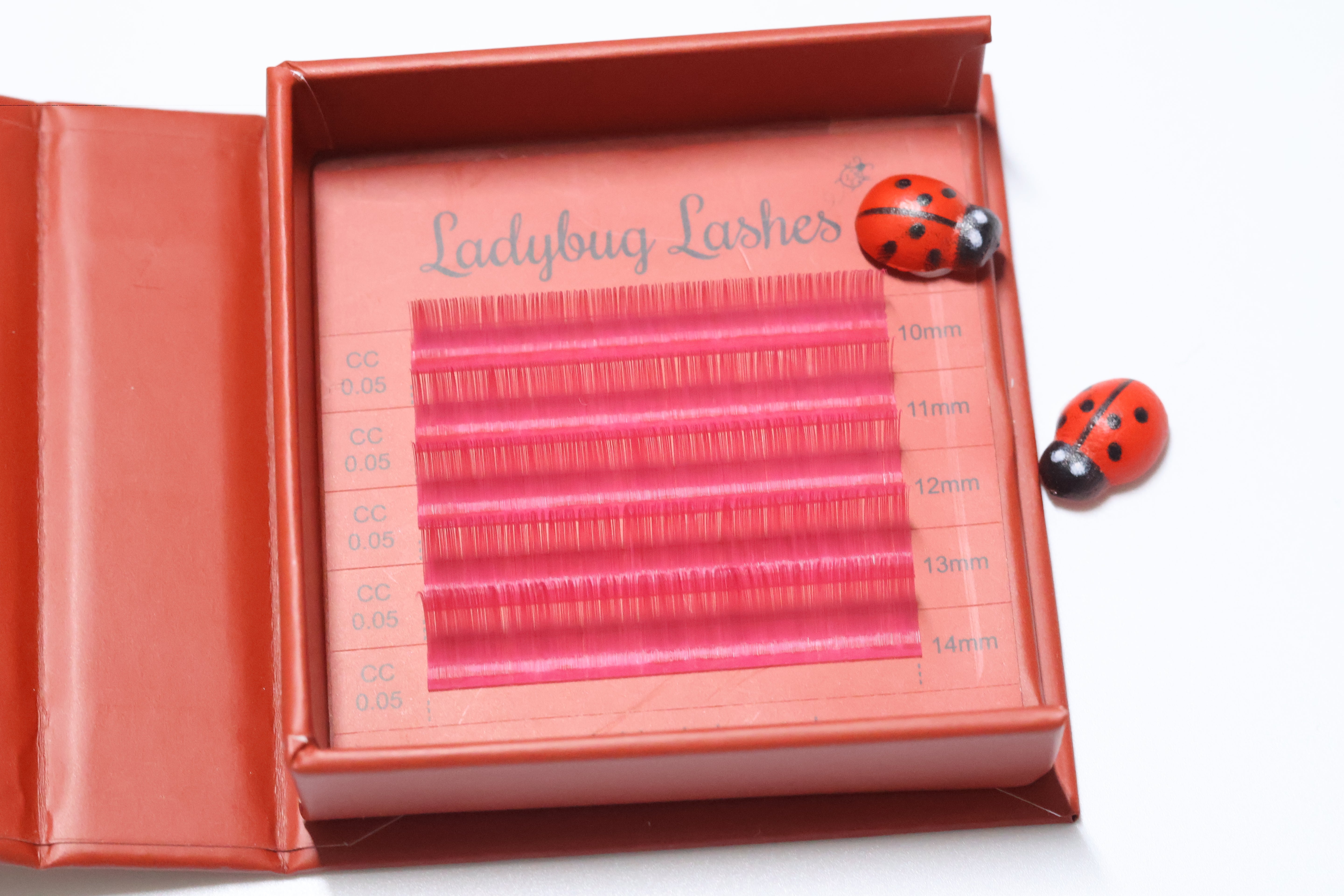 pink volume colour lash tray