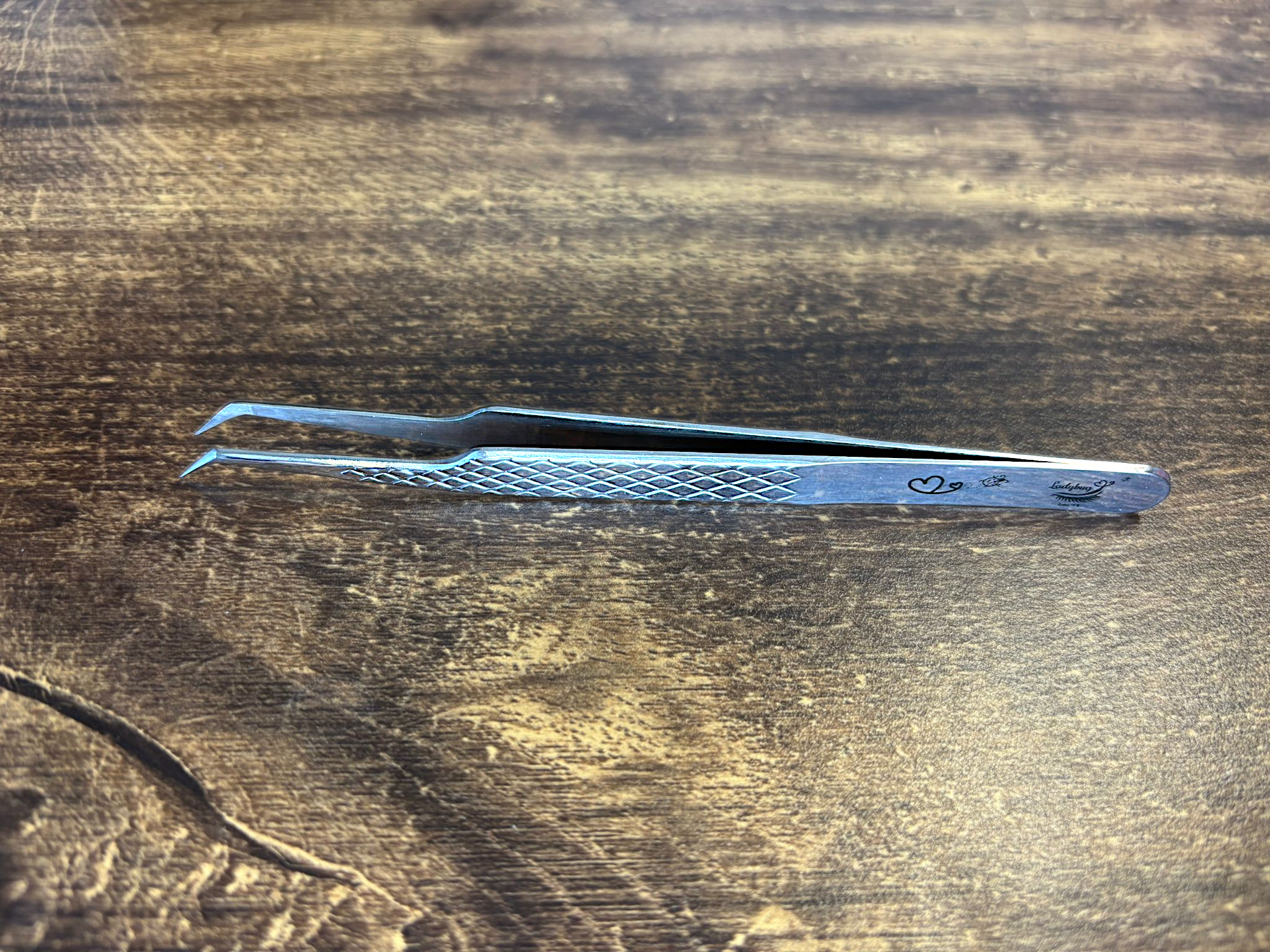 premium quality fibre trip tweezers angeled volume for fan making