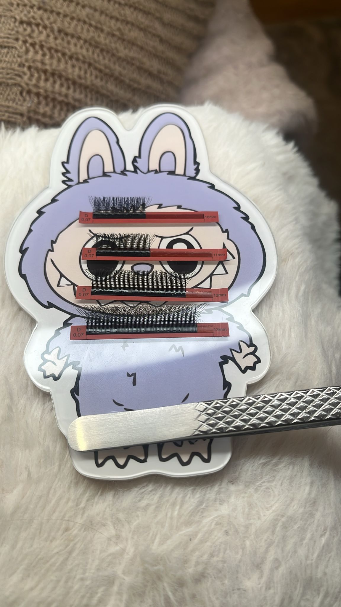 Adorable Labubu-Inspired Lash Tiles