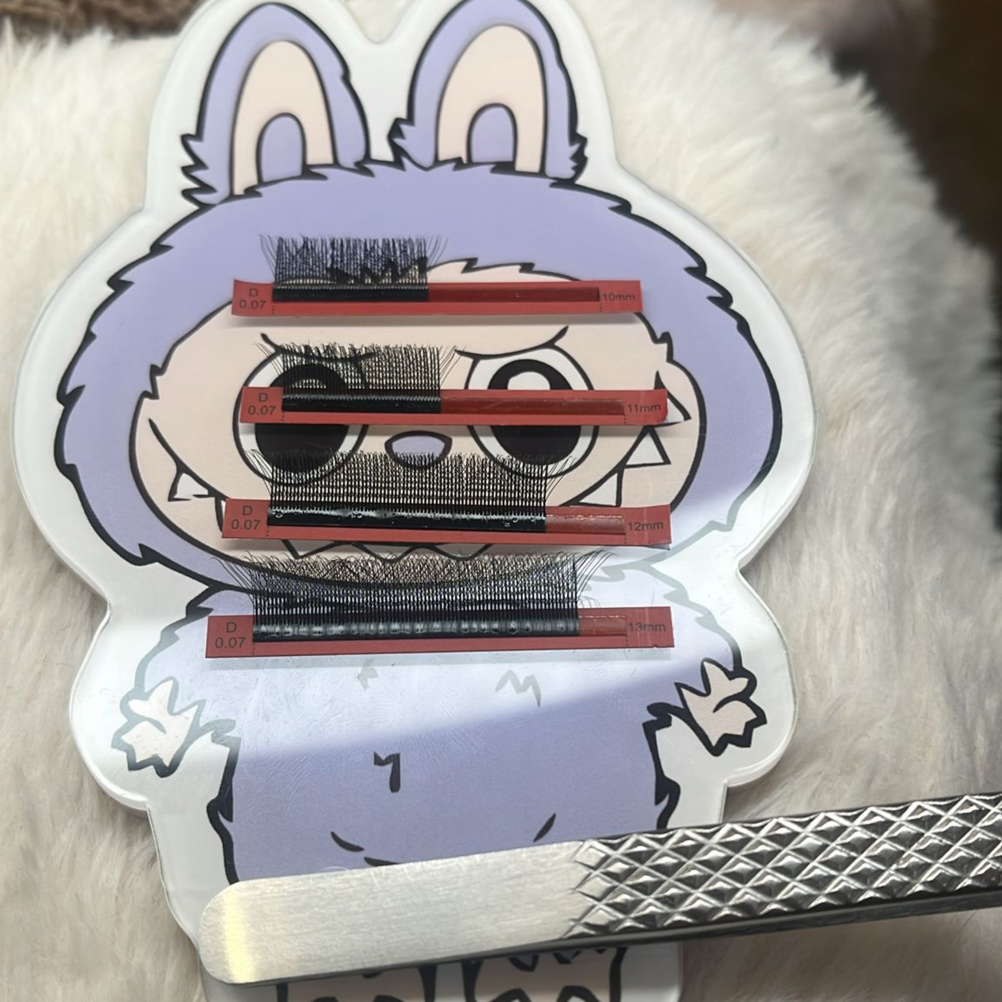 Adorable Labubu-Inspired Lash Tiles