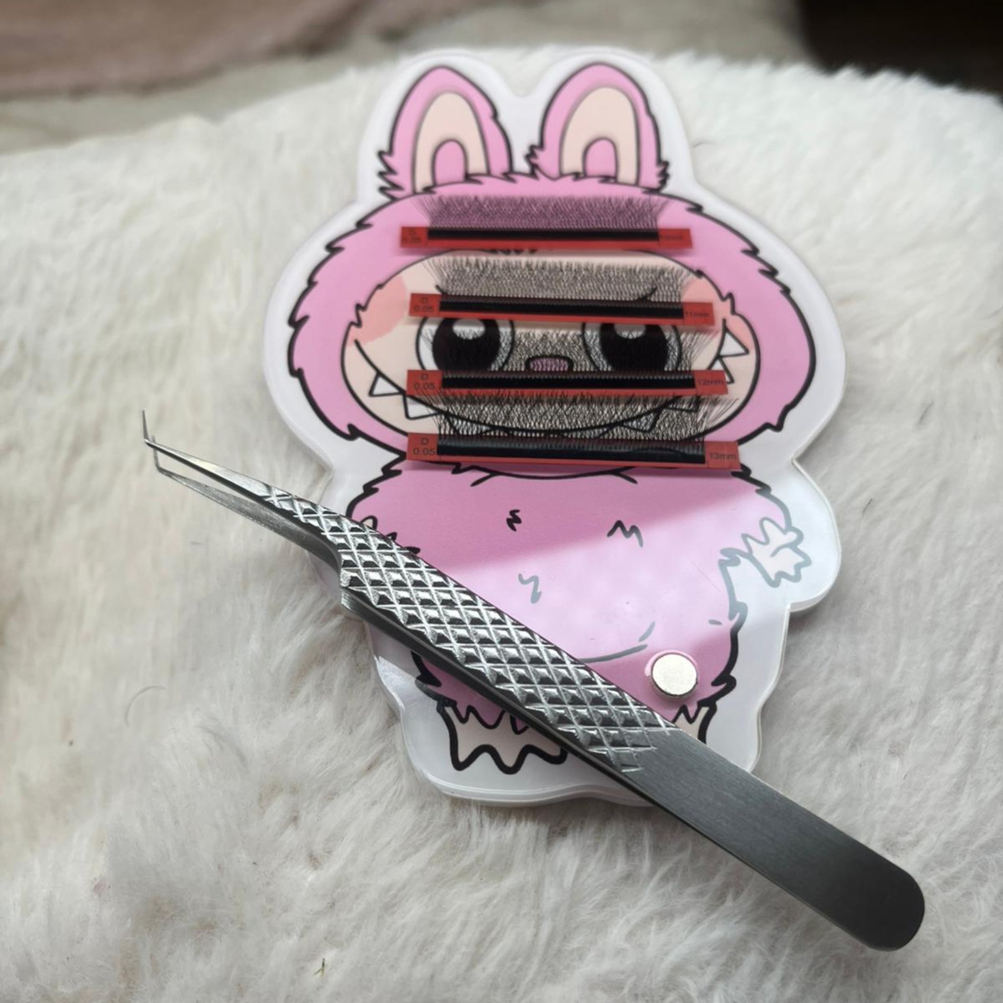 Adorable Labubu-Inspired Lash Tiles