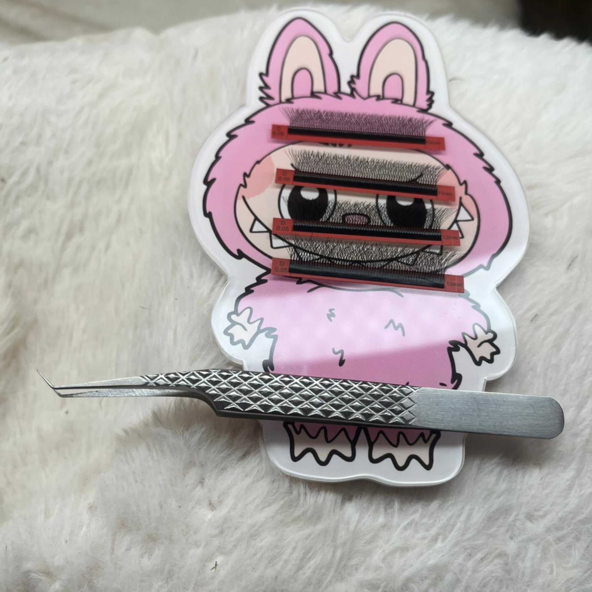 Adorable Labubu-Inspired Lash Tiles